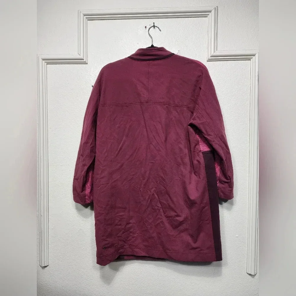Lululemon Cocoon Car Coat Berry Rust Maroon M Jacket Outdoors Athletic Fall